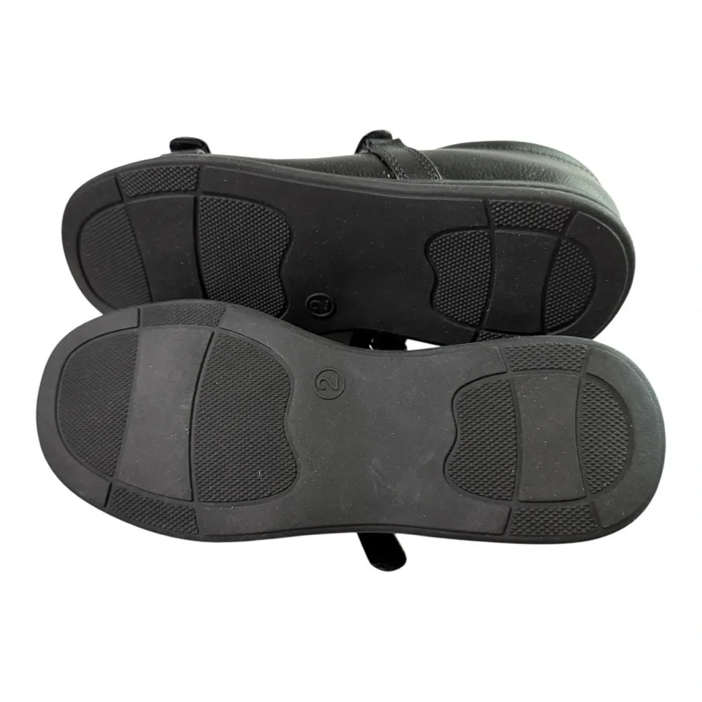 Rachel Shoes Little Girls’ Black Quilted Mary Jane Flats | Size 2